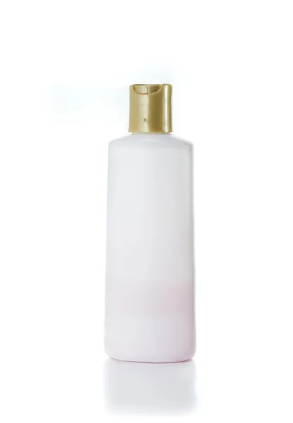 Loção corporal em branco Shampoo ou recipiente de sabão líquido — Fotografia de Stock