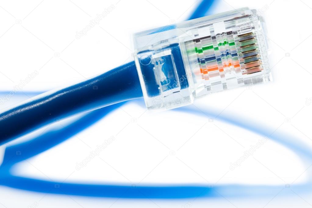 Blue Ethernet Line