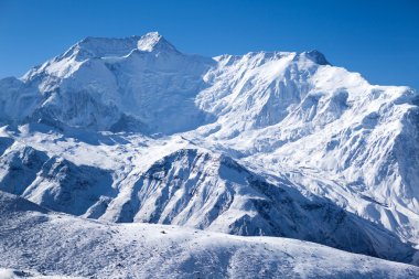 Kuzey yüz Annapurna IV, Annapurna devre, Manang, Nepal