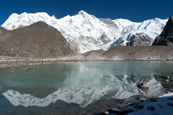 Vista del Monte Cho Oyu, Gokyo, Solu Khumbu, Nepal — Foto de Stock