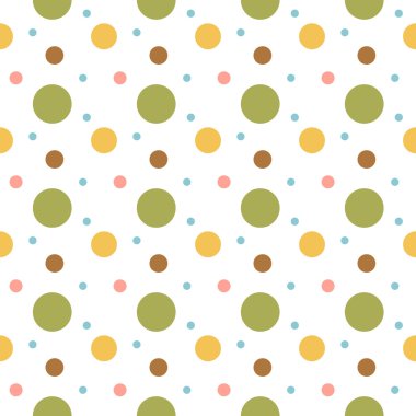 sorunsuz nokta deseni ve arka plan illüstrasyon vektör