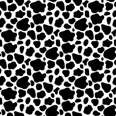 sorunsuz inek yazdırma düzeni ve arka plan illüstrasyon vektör