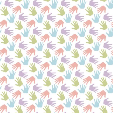 Dikişsiz el desen ve arka plan illüstrasyon vektör