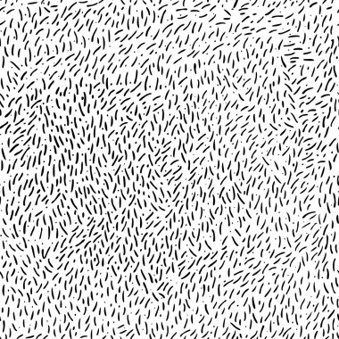 Dikişsiz desen, elle çizilmiş hattı