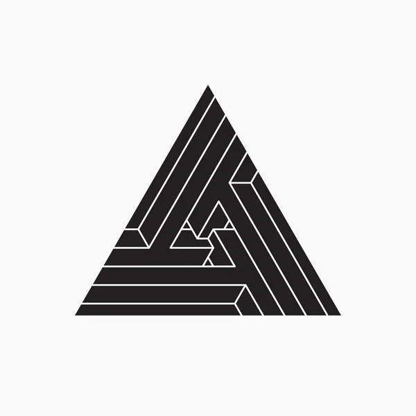 Triángulo. Elemento geométrico — Vector de stock