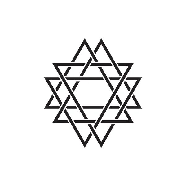 Symbol geometryczny, Trójkąty — Wektor stockowy