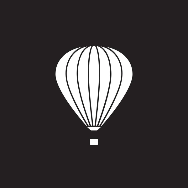 Ballon pictogram warme lucht — Stockvector