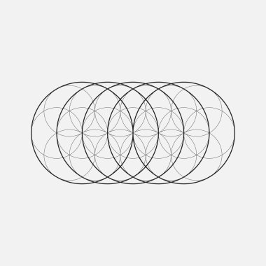 geometrik öğesi, daireler, çizgili tasarım