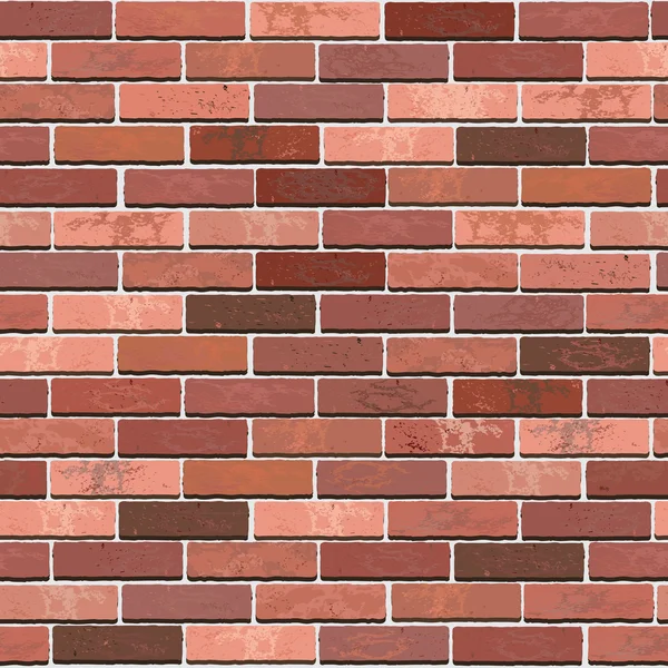 tuğla duvar, seamless modeli, vektör çizim
