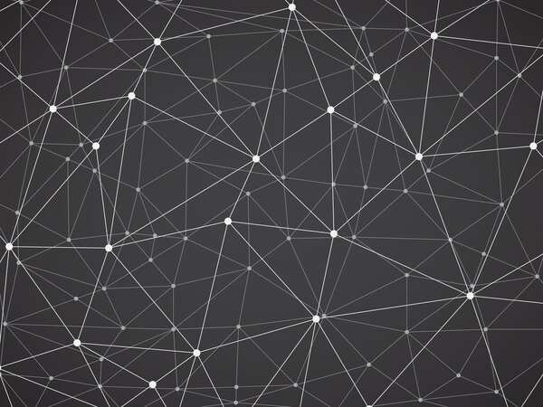 Polygonal background, geometric pattern, grey color