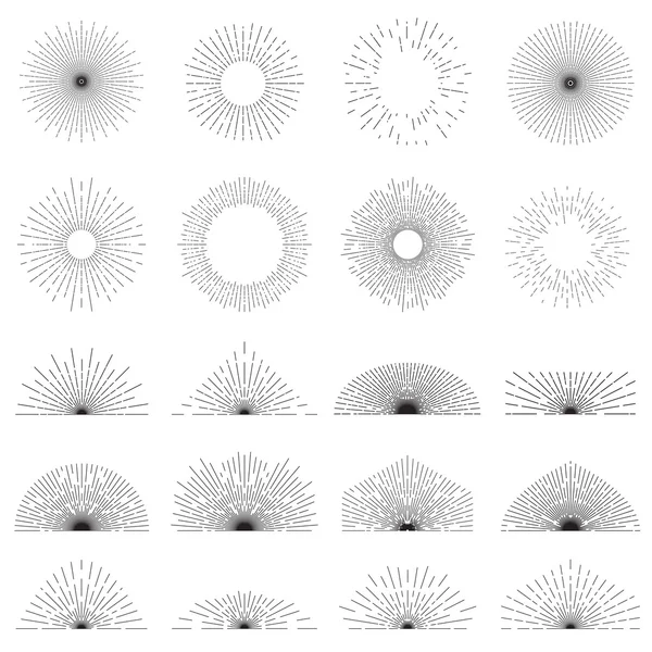 矢量分离的设计元素，森伯斯特集合 — 图库矢量图片