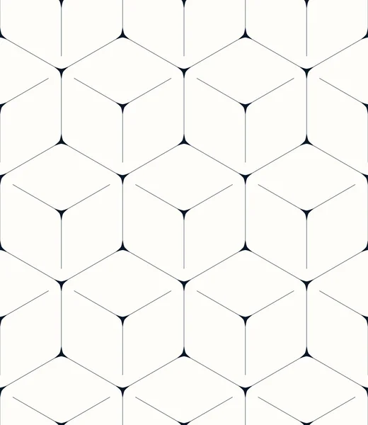 Fond géométrique, motif sans couture, hexagone — Image vectorielle