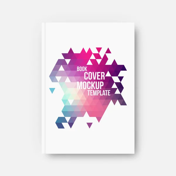 De cover van het boek, mockup sjabloon — Stockvector