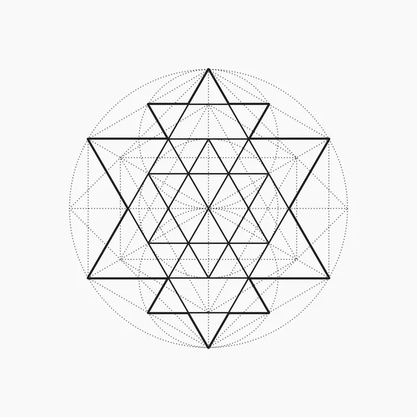Geometryczne kształty, specjalność mianować, trójkąt — Wektor stockowy