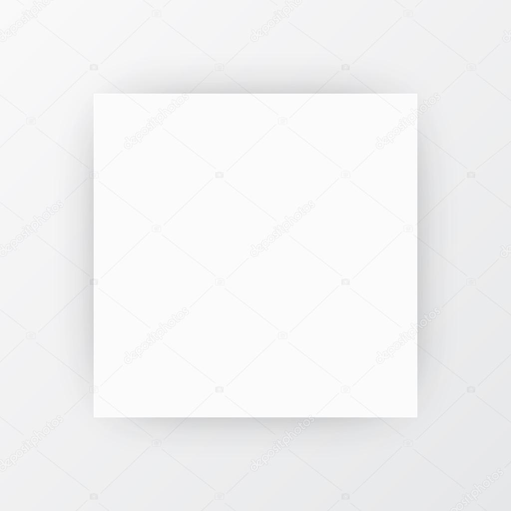 Blank square, hardcover album template
