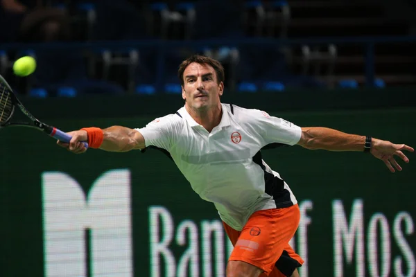 Tommy Robredo bij de Bank of Moscow Kremlin Cup — Stockfoto