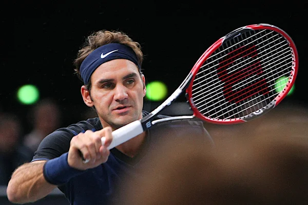 Roger Federer leggenda del tennis — Foto Stock