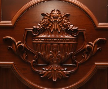 Ahşap Avrupa süsleme kapı