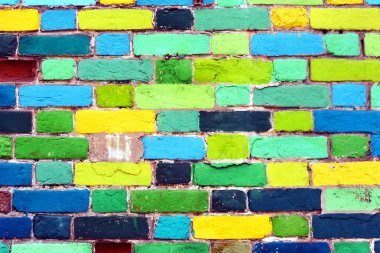 Tuğla renkli duvar