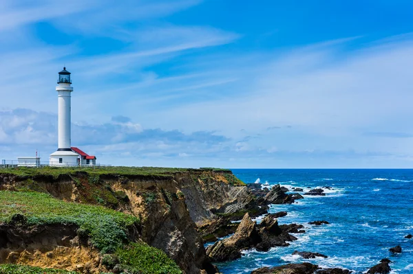 Point arena fyr — Stockfoto