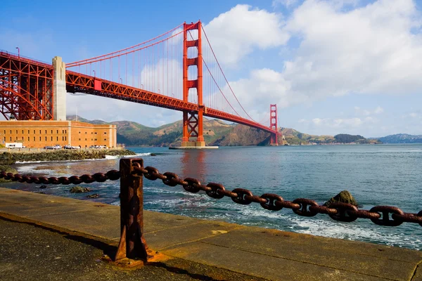 Ponte cancello dorato — Foto Stock