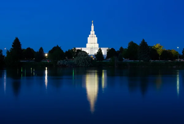 Idaho Falls Temple — Stock Photo, Image