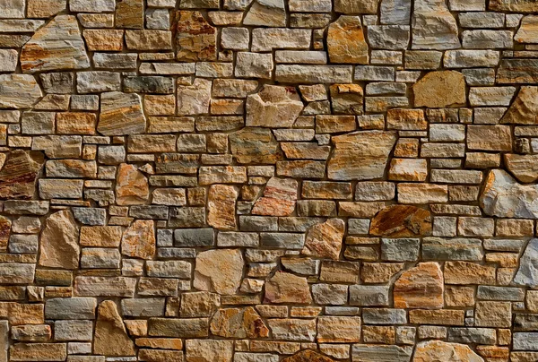 Textura colorida pared de piedra — Foto de Stock
