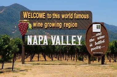Napa Valley sign clipart