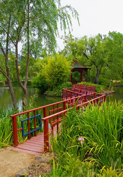 Belo jardim japonês — Fotografia de Stock