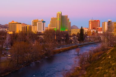 Reno city adlı günbatımı