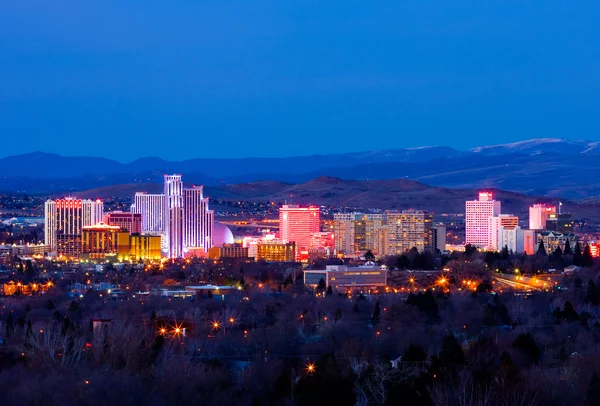 Reno é a maior pequena cidade do mundo — Fotografia de Stock