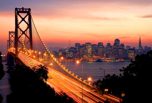 夕暮れ時、サンフランシスコ — ストック写真