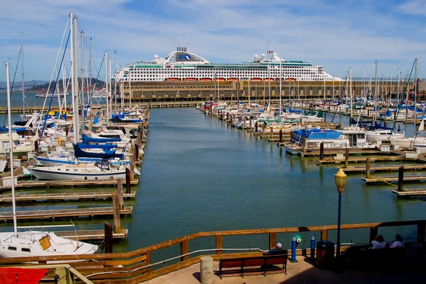 Fisherman's wharf в San Francisco — стокове фото