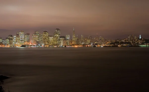 San Francisco 'da gece — Stok fotoğraf