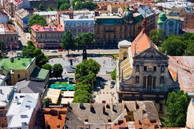 Lviv şehir yukarıdan
