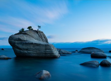 Bonsai Rock Lake Tahoe'daki
