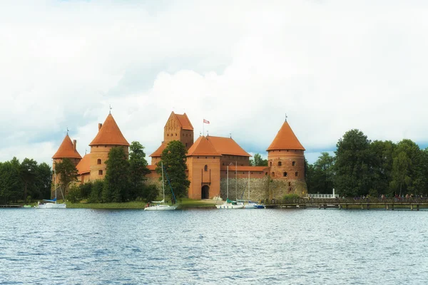 Trakai, Trakai Kalesi Panoraması — Stok fotoğraf