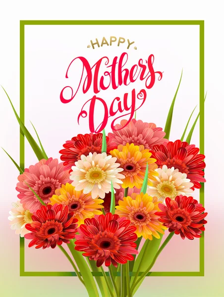 Anneler Günü yazısı. — Stok Vektör