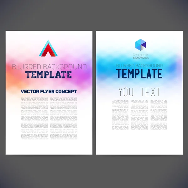 Abstract vector template design, brochure — Stock Vector