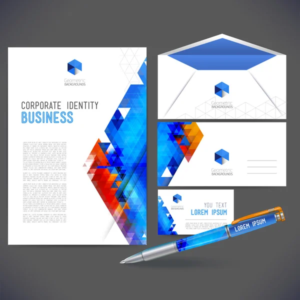 Kit d'identité d'entreprise — Image vectorielle