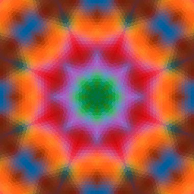 Altıgen formları soyut geometrik renkli arka plan.