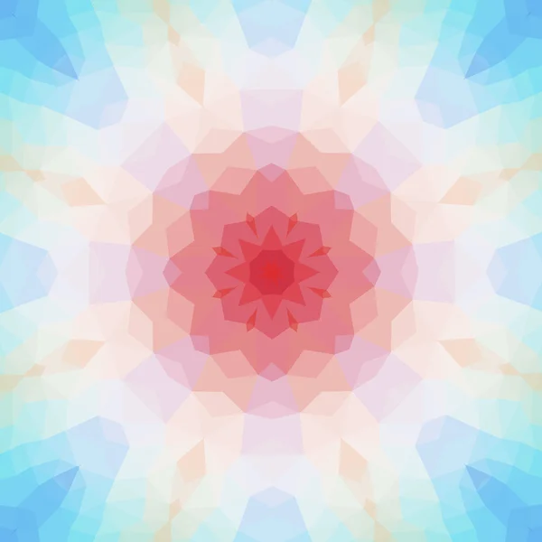 Composition abstraite de formes géométriques réunies en cercle — Image vectorielle
