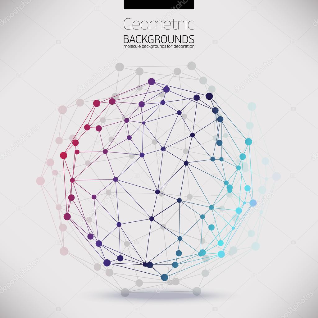 Abstract geometric lattice, the scope of molecules