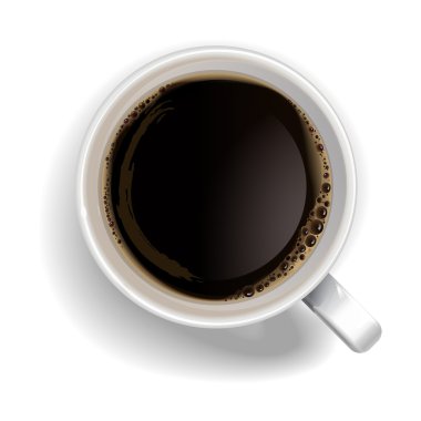 Bir fincan koyu kahve..