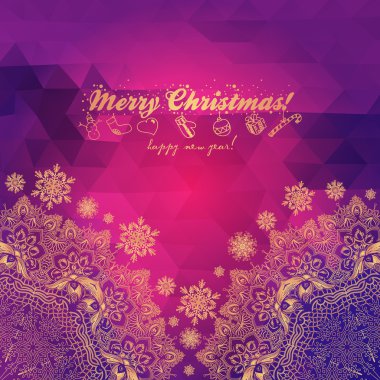 año nuevo y tarjeta de felicitación de Navidad