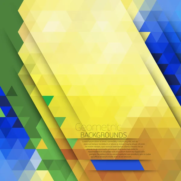 Abstracte geometrische achtergrond — Stockvector