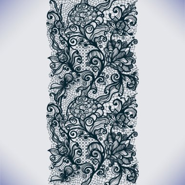 Çiçekli Dantel Modeli