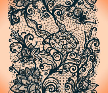 Çiçekli Dantel Modeli