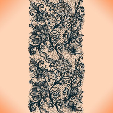 Çiçekli Dantel Modeli