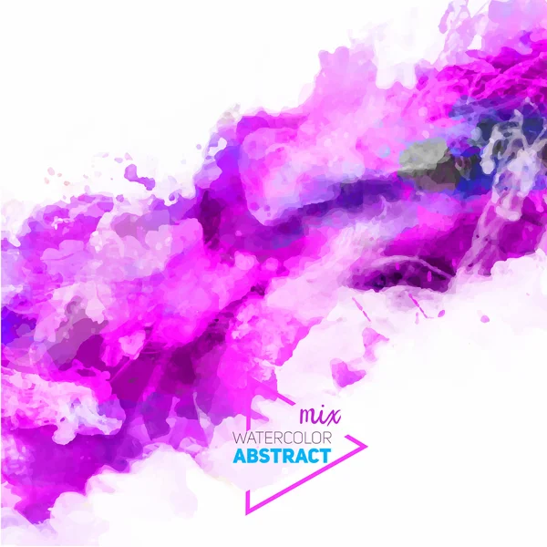 Abstracte aquarel palet — Stockvector